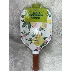 Sakar Adults Pickleball Paddle Lemon/Pink Dash Double Sided